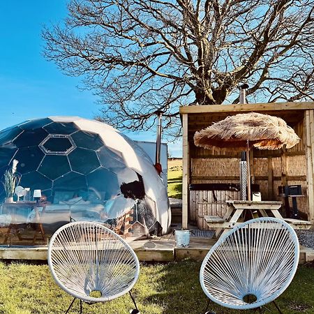 Deerstone Glamping-Pinhaw Beacon Dome Hot Tub Hotel Earby ภายนอก รูปภาพ